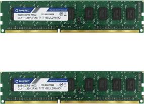 img 4 attached to 🔮 Timetec Hynix IC 16GB Kit(2x8GB) DDR3L 1600MHz Unbuffered ECC 1.35V CL11 2Rx8 Dual Rank 240 Pin UDIMM Server Memory Ram Module Upgrade (16GB Kit(2x8GB))