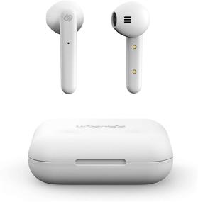 img 4 attached to Urbanista Stockholm True Wireless Earbuds - 14H Playtime, Bluetooth 5.0, Touch Controls, Dual Mic - White