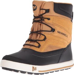 img 4 attached to 👞 Оптимизировано для SEO: Зимние сапоги и ботинки Merrell Snow Bank 2.0 для мальчиков, водонепроницаемые