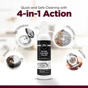 img 2 attached to ✨ Effective Silver Cleaner Polish for Silver Plate, Sterling, Chrome, Fine Antique Silver – Safely Eliminates Tarnish, Promotes Long-lasting Shine &amp; Prevention of Future Tarnish