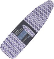 vividpaw наматрасник и подушка для гладильной доски: 15x54, толстый наполнитель, эластичный 🌺 край - устойчивость к обжиганию, пятнам | регулируемое крепление | прочный цветочный узор (фиолетовый) логотип