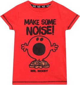 img 2 attached to Mr Men Boys Noisy T Shirt