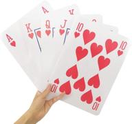 🃏 yuanhe 8x11 inch super jumbo playing cards: full deck of big cards for ultimate gaming experience логотип