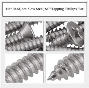 img 1 attached to Phillips Stainless Tapping Drywall Screws