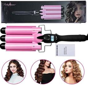 img 3 attached to Curling Ceramic Tourmaline Barrels Professional Hair Care