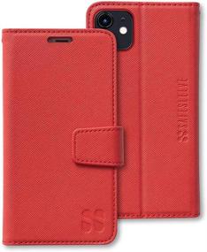 img 4 attached to SafeSleeve EMF Protection Anti Radiation IPhone Case: IPhone 11 RFID EMF Blocking Wallet Cell Phone Case (Red)