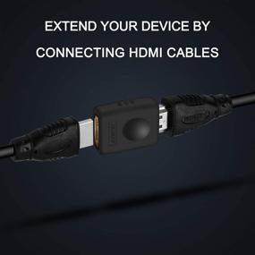 img 3 attached to 🔌 Переходник HDMI Duo, Набор адаптеров Benfei HDMI Female to Female для расширения устройств HDMI - 2 шт.