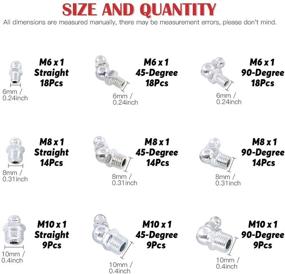 img 3 attached to Hilitchi 123Pcs Hydraulic Fittings Assortment
