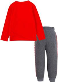 img 1 attached to Heather Boys' Clothing: Sleeve Jogger 2-Piece Outfit - Stylish and Comfortable