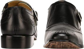 img 1 attached to Liberty Leather Classic Single Buckle Men's Shoes in Loafers & Slip-Ons
