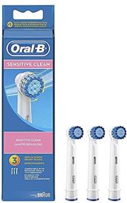 img 4 attached to 🪥 Refill for Oral-B Sensitive Clean & Sensi Ultra Thin Toothbrush - 3 Count Replacement Brush Heads