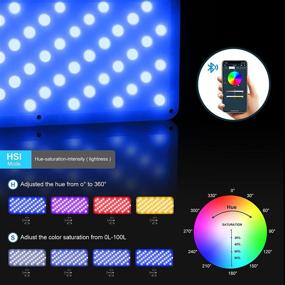 img 2 attached to GVM RGB LED Video Light: APP-Controlled Key Lighting Kit for Game Live Streaming & Video Shooting