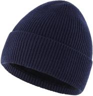 🧢 cozy and stylish: connectyle little fleece beanie winter boys' accessories for hats & caps logo