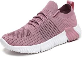 img 4 attached to 👟 FULORIS Women's Walking Sneakers: Breathable Lightweight Shoes