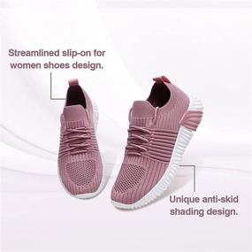 img 1 attached to 👟 FULORIS Women's Walking Sneakers: Breathable Lightweight Shoes