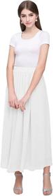 img 3 attached to 👗 Elastic Chiffon Pleated Women's Clothing by Kileyi