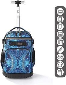 img 3 attached to 🎒 Wheeled College Backpacks by Tilami Rolling Backpack