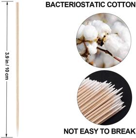 img 3 attached to 1000 Count Microblading Cotton Swab Set – Pointed Tip, Wood Sticks, Tipped Applicators – Tattoo Permanent Supplies, Makeup Cosmetic Applicator Sticks (1000PCS)