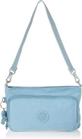img 3 attached to Kipling Myrte Handbag Blue Mist Women's Handbags & Wallets for Shoulder Bags
