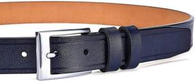 img 2 attached to 👔 Stylish and Durable Single Buckle Men's Belts by DWTS Classic Casual Accessories