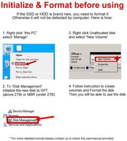 img 3 attached to 💻 ELUTENG USB 3.0 SATA Adapter - 2.5 Inch SATA to USB 3.0 Cable - 22 Pin 7+15 HDD/SSD Cord - UASP Support - SATA III Compatible for 2.5 SATA Hard Drive (USB C to SATA)