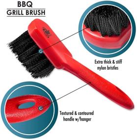 img 2 attached to Powerful Fuller Brush Grill Brush - Robust Cleaning Scrub with Nylon Bristles & Handle - Ideal for Stainless Steel, Porcelain & Ceramic Grill Grates - Perfect for Home & Commercial Grill Cleaning