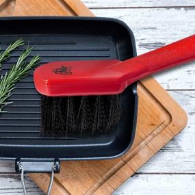 img 1 attached to Powerful Fuller Brush Grill Brush - Robust Cleaning Scrub with Nylon Bristles & Handle - Ideal for Stainless Steel, Porcelain & Ceramic Grill Grates - Perfect for Home & Commercial Grill Cleaning