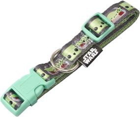 img 3 attached to 🐶 Star Wars The Mandalorian The Child Dog Collar - Green Baby Yoda Dog Collar - Disney Pet Apparel & Accessories - Mandalorian and Star Wars Dog Collar