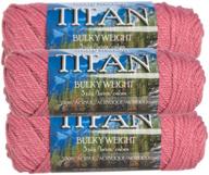 🧶 mary maxim titan soft yarn for knitting & crocheting – 3 pack of 100% acrylic, #5 bulky weight yarn logo