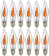 🕯️ realistic flickering led chandelier candelabra for christmas logo