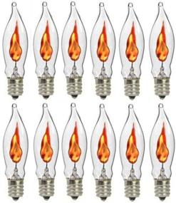 img 4 attached to 🕯️ Realistic Flickering LED Chandelier Candelabra for Christmas