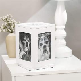 img 1 attached to 🐾 Customizable Memory Box Keepsake for Dogs and Cats - Pearhead Pet Urn