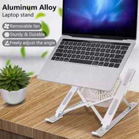 img 3 attached to Portable Adjustable Aluminum Notebook 11 17Inch