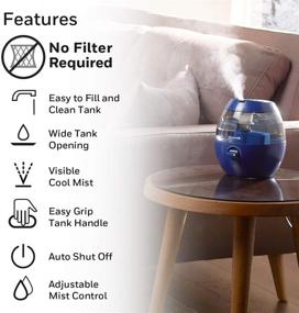 img 1 attached to 🌬️ Honeywell HUL520L Mistmate Cool Mist Humidifier - Blue: Efficiently Improve Indoor Air Quality