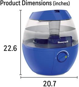 img 2 attached to 🌬️ Honeywell HUL520L Mistmate Cool Mist Humidifier - Blue: Efficiently Improve Indoor Air Quality