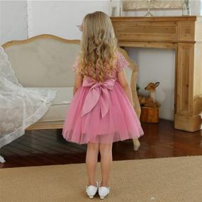 img 2 attached to 👗 Nileafes Flower Girl Princess Dresses for Birthday Parties and Ball Gowns