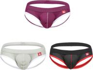 fullscharm jockstrap underwear supporter lightweight sports & fitness for team sports logo