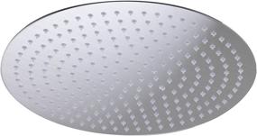 img 3 attached to 🚿 ALFI Brand RAIN16R: 16-Inch Solid Round Ultra Thin Brushed Stainless Steel Rain Shower Head