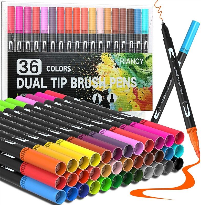 Liquid Chalk Markers, Emooqi 12 Pack Dry Erase Marker Pens with 40