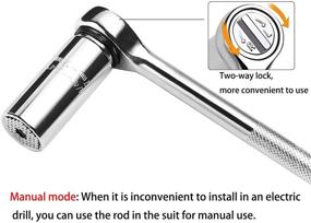 img 2 attached to Onewly Universal Socket Wrench Multi Function