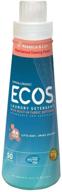 🌿 eco-friendly ecos 4x concentrated detergent plus softener, magnolia & lily fragrance, 50 high-efficiency loads, 25 fl oz logo