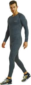 img 2 attached to CARPRATO Wintergear Compression Activewear Baselayer Men's Clothing and Active