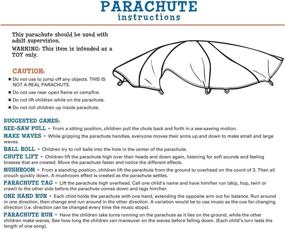 img 2 attached to Pacific Play Tents 12-Foot Kids Parachute with Handles and Carry Bag