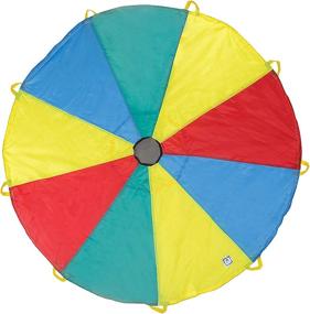 img 4 attached to Pacific Play Tents 12-Foot Kids Parachute with Handles and Carry Bag