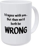 ☕ willcallyou funny white coffee mug - 15 ounces, double sided print: an amusing conversation starter! logo