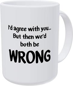 img 1 attached to ☕ Willcallyou Funny White Coffee Mug - 15 Ounces, Double Sided Print: An Amusing Conversation Starter!