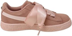 img 3 attached to Adorable PUMA Unisex-Kids Suede Heart Snk: Enchanting Style and Comfort for Little Feet