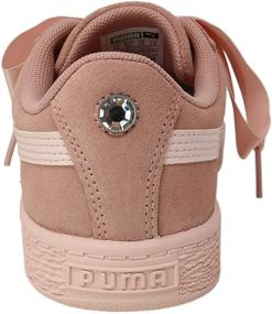 img 2 attached to Adorable PUMA Unisex-Kids Suede Heart Snk: Enchanting Style and Comfort for Little Feet