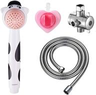🚿 kaiying handheld shower head for kids with 59'' hose and suction cup bracket - perfect baby and toddler shower sprayer logo