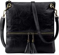 newshows lightweight medium leather crossbody women's handbags & wallets in crossbody bags logo